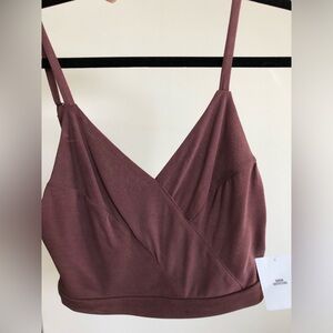 Women’s red/maroon crop top shirt